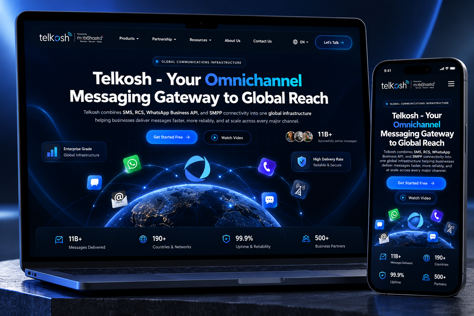 Telkosh — Website Design project
